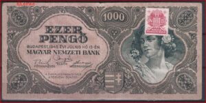 1000 Pengo  P118-B  1945  Pr+