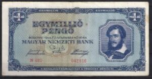 1 miljoen pengo  P122  1945  Pr