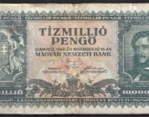10.000.000 pengo  P123  1945  ZFr
