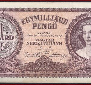 1 miljard pengo P125 1946 ZFr