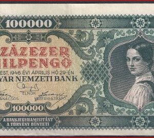 100000 pengo  P127  1946  Pr