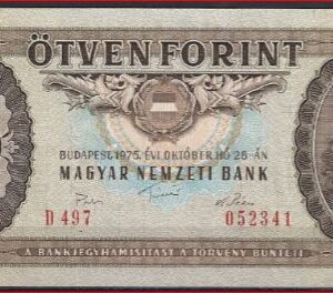 50 forint P170-c 1975 aUNC