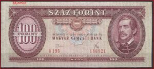 100 forint  P171-E  1975  UNC-