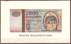 2000 forint    P186-a  2000  UNC