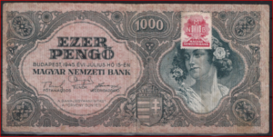 1000 pengo  P118-b  1945  Fr