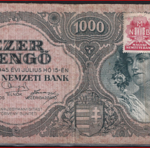 1000 pengo  P118-b  1945  Fr