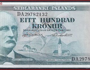 100 kronur  P44-a12 (43)  1974/1984  Pr