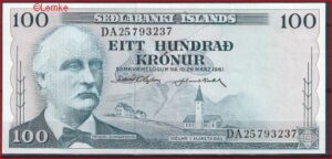 100 kronur  P44-a7 (38)  1967/1986  aUNC