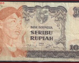 1.000 Rupiah 1968  P 110-a  ZFR