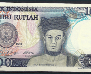 1.000 Rupiah 1987  P 124-a  UNC