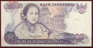 10.000 Rupiah 1985 P 126-a AUNC
