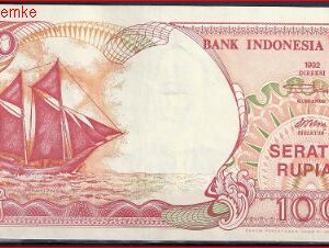 100 Rupiah 1995  P 127-d  UNC