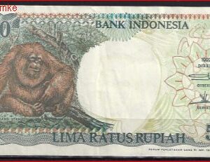500 Rupiah 1996  P 128-e  PR/XF-