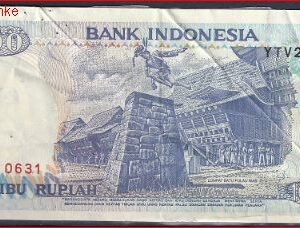 1.000 Rupiah 1996 P 129-e ZFR