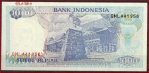 1.000 Rupiah 1998 P 129-g UNC