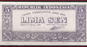5 Sen 1945  P 14  UNC