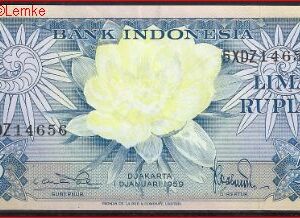 5 Rupiah 1959  P 65  UNC