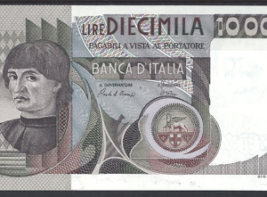 10000 lire  P106-c  1984  UNC