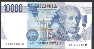 10000 lire  P112-d  1984   UNC