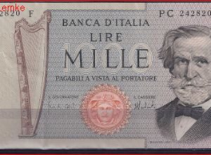 1000 lire  P101-d  1975  Pr