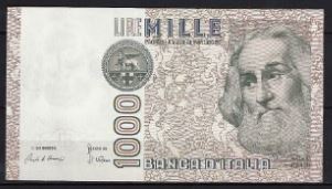 1000 lire  P109-a 1982  UNC