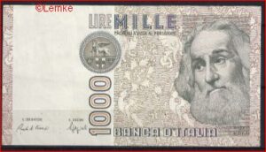 1000 lire  P109-B  1982  Pr