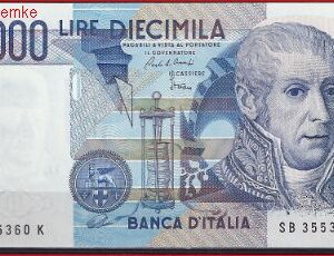 10.000 lire  P112-a  1984  UNC