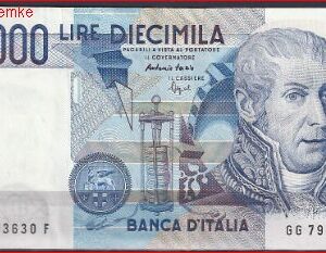 10000 lire  P112-c  1994  Pr