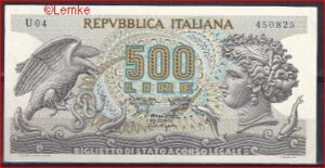 500 lire  P93-a  1966  aUNC