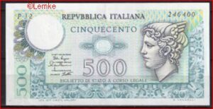 500 lire  P94  1979  Pr
