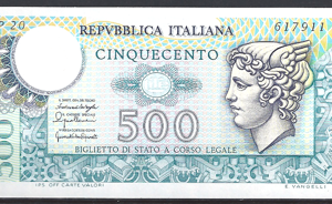 500 lire  P95  1976  UNC