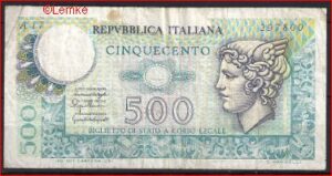 500 lire  P95-a  1976  Fr