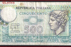 500 lire  P95-a  1976  Fr