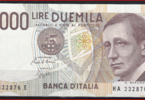 2000 lire  P115  1990  Pr