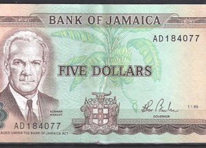 5 Dollars 1-1-1985  P 70-a  PR/XF