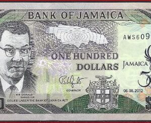 100 Dollars 6-8-2012  P 90  UNC