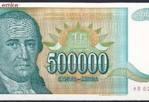 500.000 dinara  P131  1993  UNC