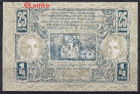 1/4 dinara P13 1921 PR