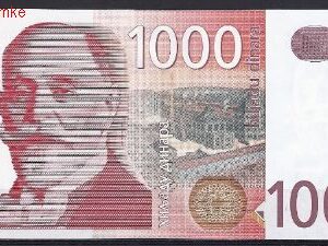 1000 dinara  P158-a  2001  UNC