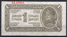 1 dinara  P48-b 1944