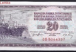 20 dinara 1974
