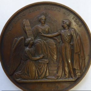 Penning Kroonprins Leopold, Hertog van Brabant, 1853