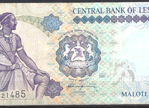 50 Maloti 2001  P 17-d  ZFR