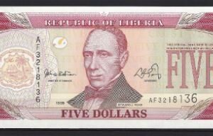 5 dollars 1999  P 21  UNC