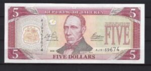 5 dollars 2003  P 26-a  UNC