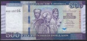 500 Dollars 2016  P 36-a  UNC