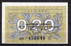 0,20 Talonas  P30  1991  UNC