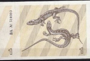 1 Talonas  P32-b  1991  UNC