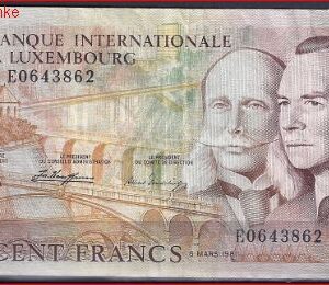 100 francs   P14-A  1981  ZFr+