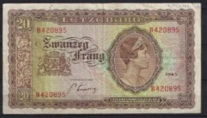 20 Francs  P42-a  1943  Fr/ZFr